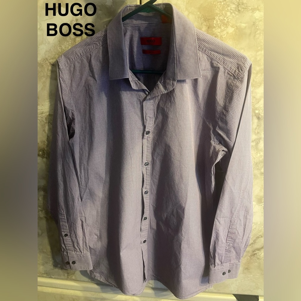 Hugo Boss Shirt Medium Purple